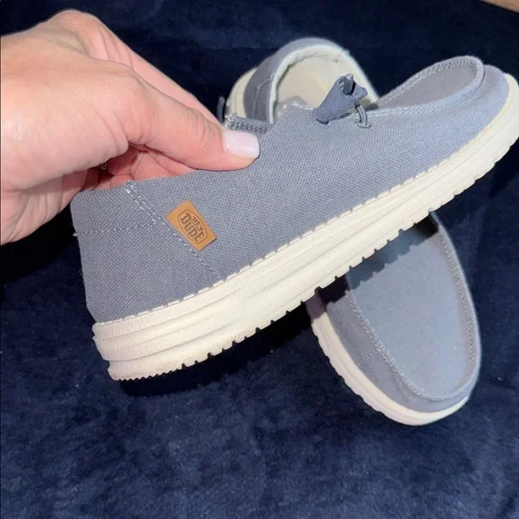Hey Dude Blue Slip-On Loafers 8 - Picture 5 of 5